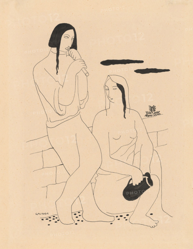 Lovers (Song, Pastoral), around 1929-1930.