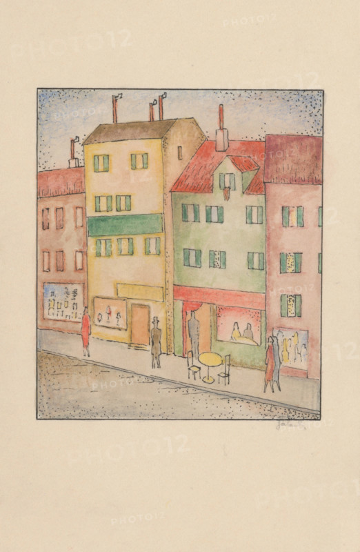 Street with a Confectionery Shop, 1926-1928.