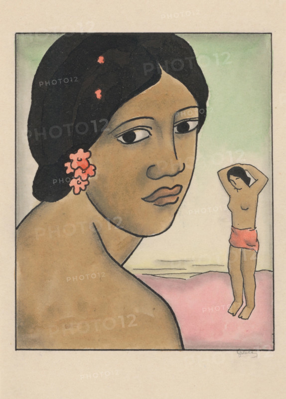 Tahitian Woman, 1920-1930.