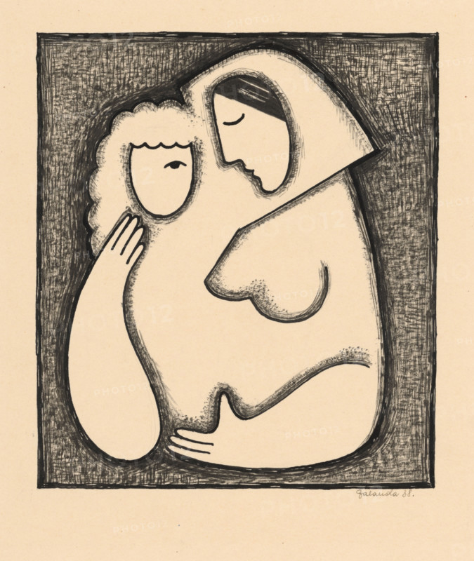 Girl's head, 1938.