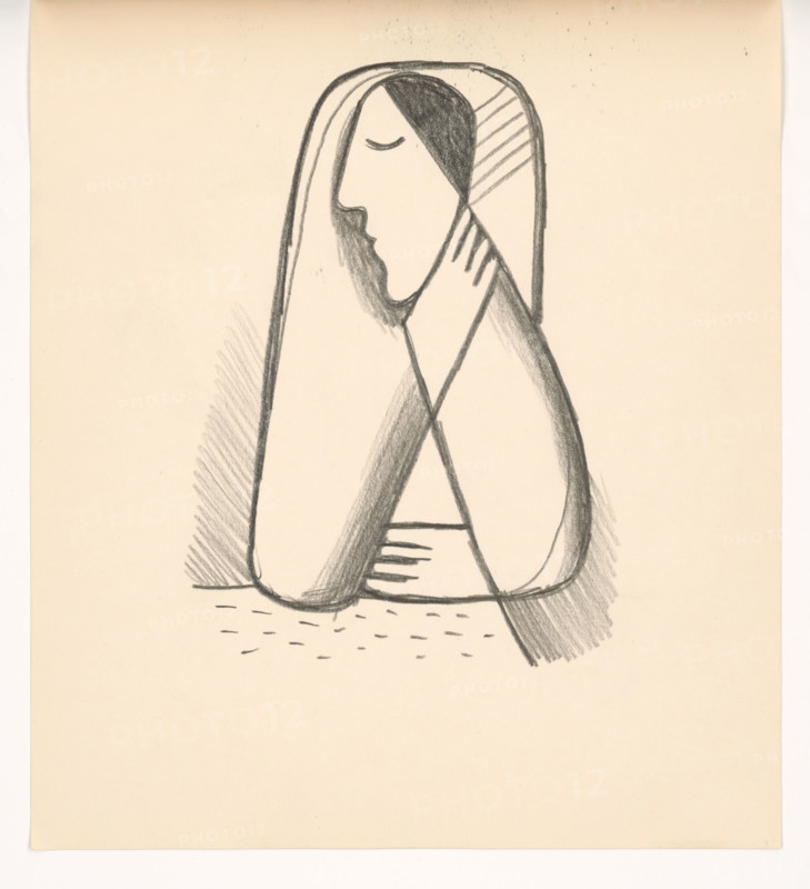 Mourning woman, 1938.