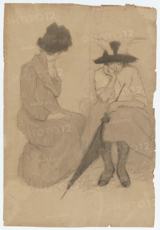 Seated Woman, around 1900-1910.