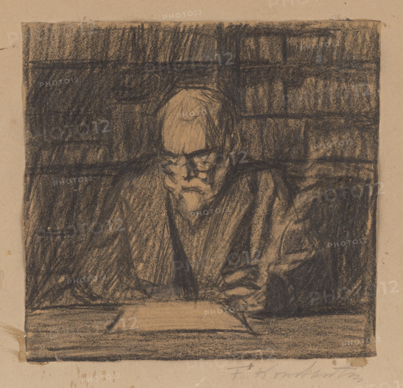 Study of a man, 1909-1914.