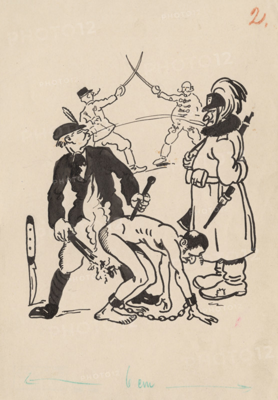 Drawing for the story The Well of the Wise Men by Selma Lagerlof, around 1940. Additional Info: Kaleidoscope - drawing no. 2.