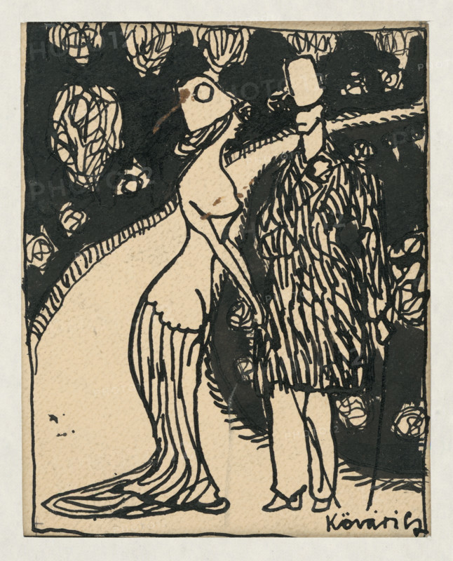 Fashionable sketch II., 1908-1912.