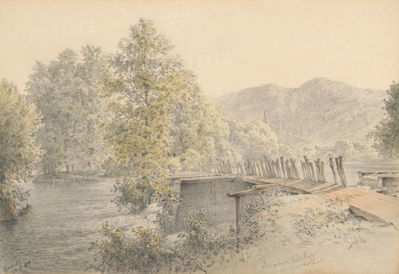 Hron near Banska Bystrica, 1884.
