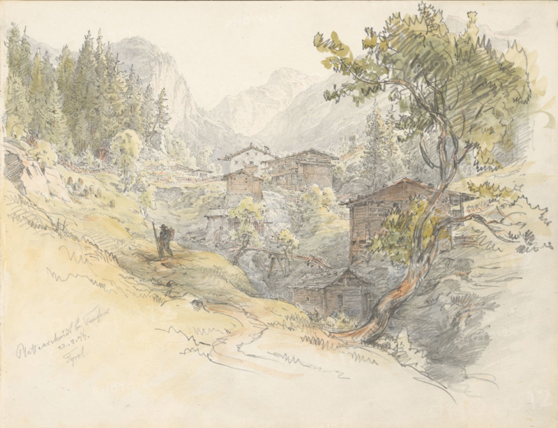 Plattenschmidt near Teufers, 1876.