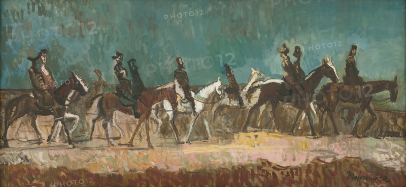Foreign riders, 1942.