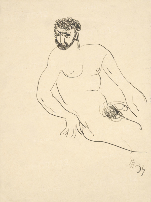 Seated Man, 1934.