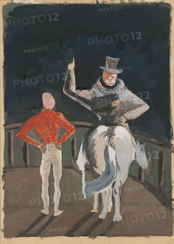 Circus motif, 1936-1937.