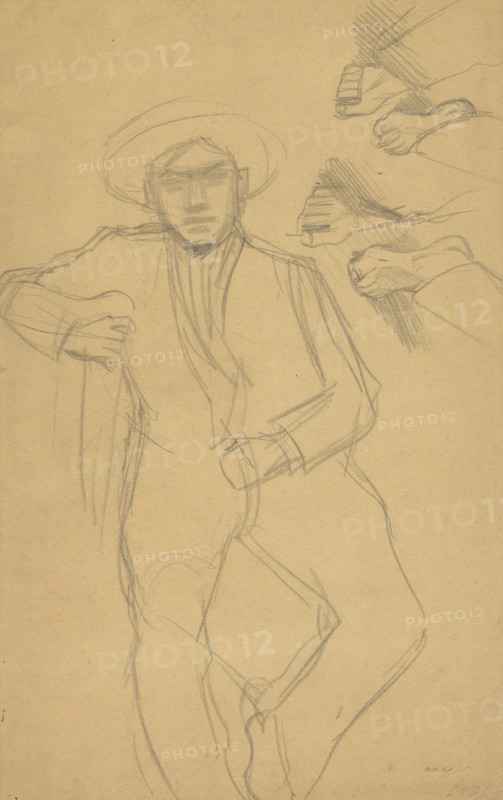 Study of a young man, 1919.