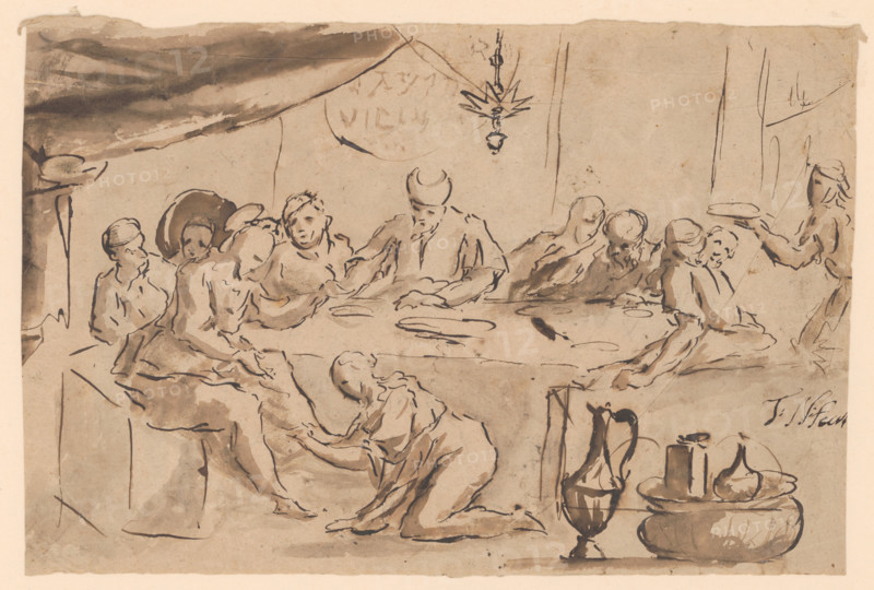 Banquet in Bethany, 1701/1800.
