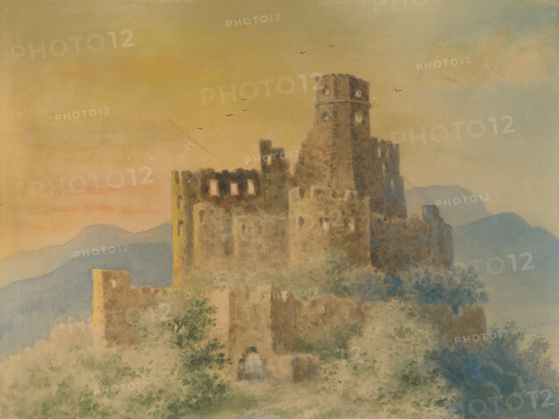 Ruins of castle, 1895-1899.
