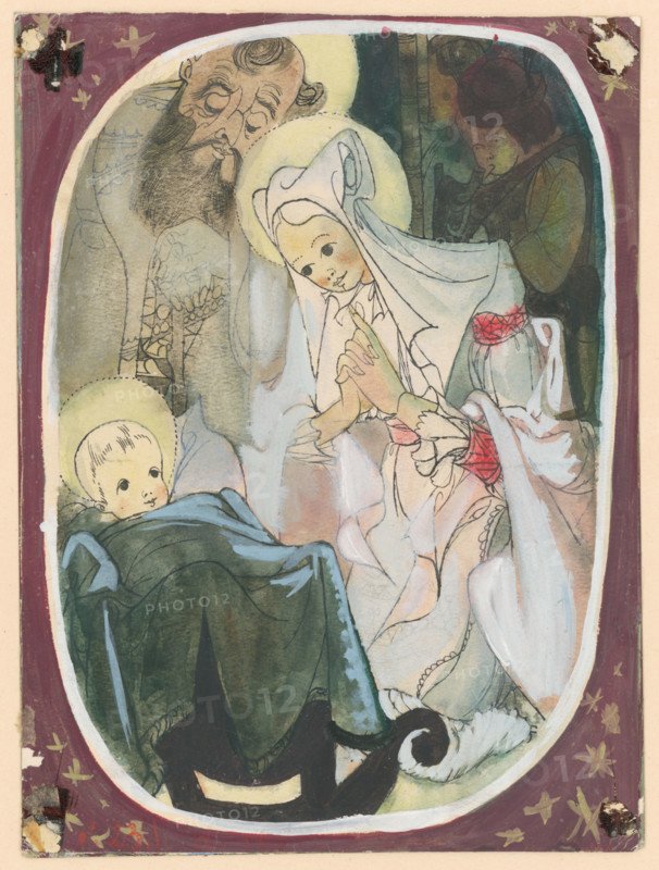 The birth of Jesus, 1940-1944.