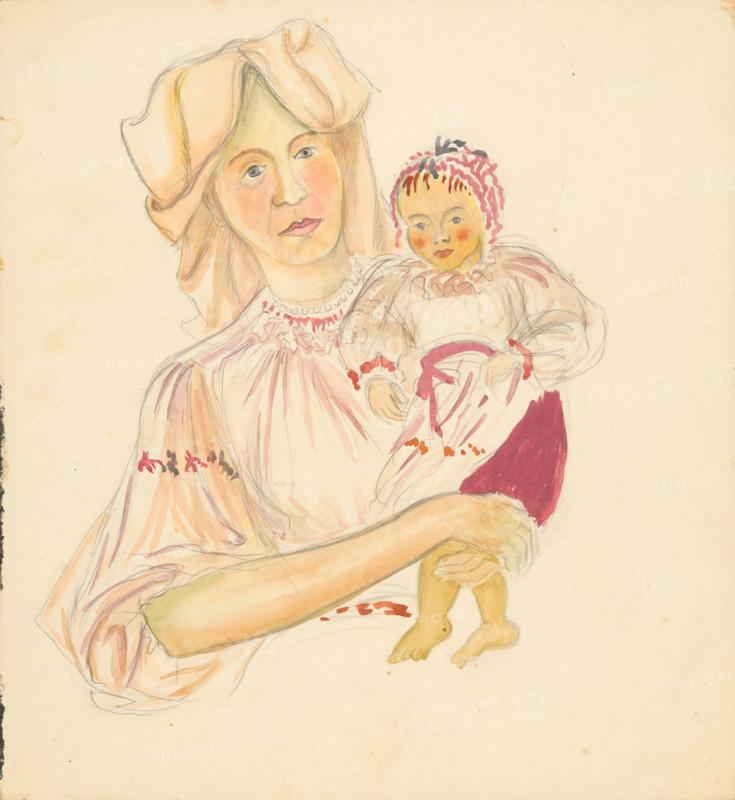 Mother with child, 1940/1944.