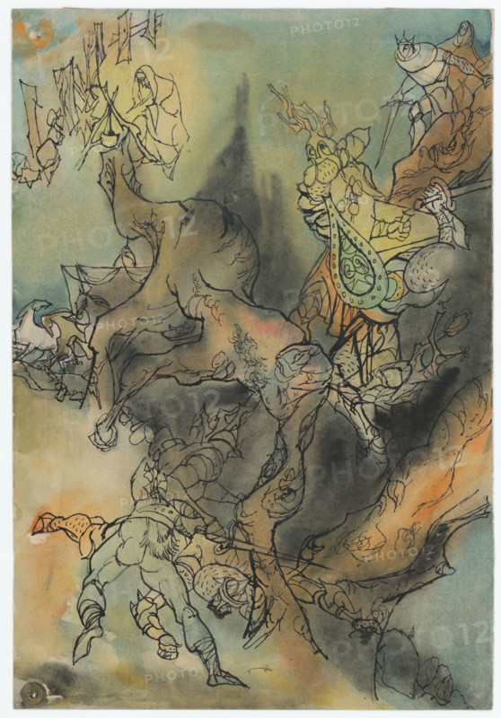 Study for a Full-Page Illustration for a Fairy Tale, 1940-1944.