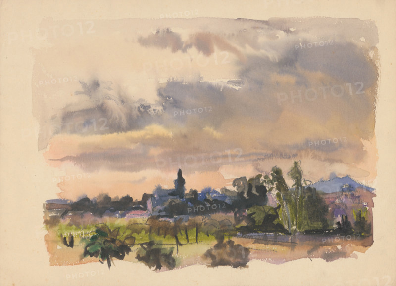 Village landscape, 1940/1944.