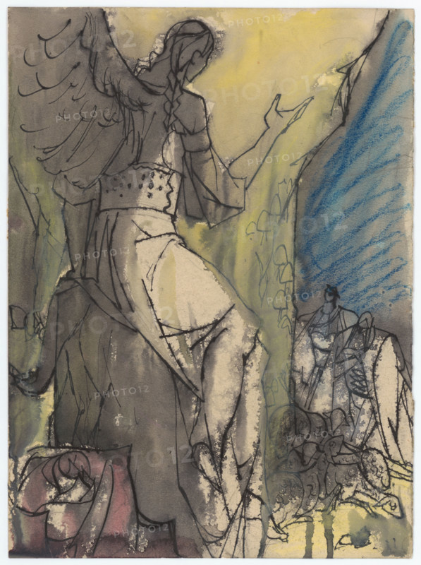 Suggestion for a full-page illustration, 1940-1944.