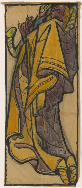 Design for a glass window I., 1940-1944.