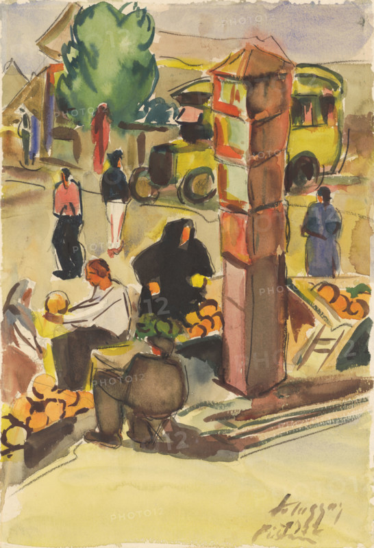 On the market, 1932.