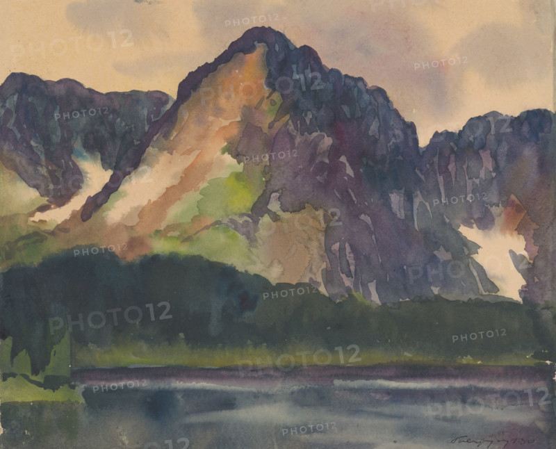 Rocky Mountains Above the River, 1930.