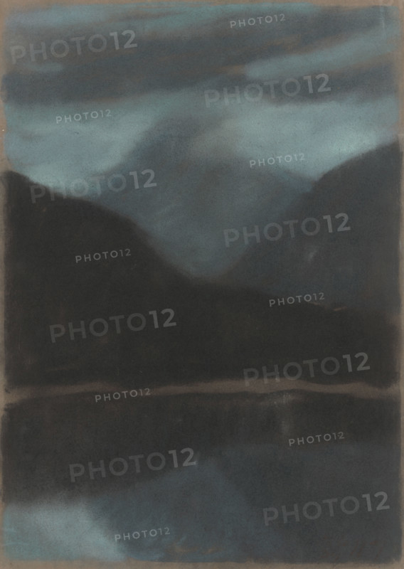 Evening on Strbske pleso, 1934.