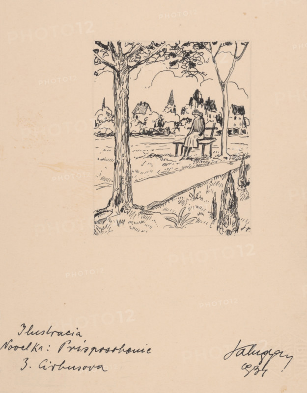Adaptation, 1931.   Additional Info: Illustrations for the book - Jolana Cirbusova. Silent battles: fairy tales. Trnava: St. Adalbert's Society, 1932.