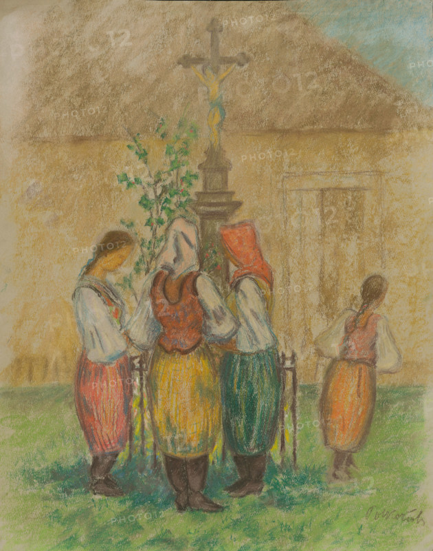 At the cross, around 1939.