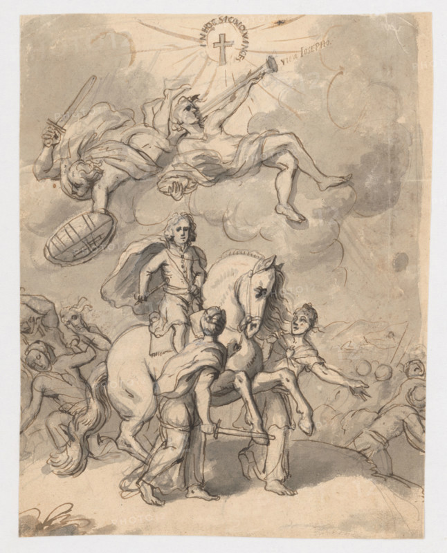 Emperor Joseph's victorious battle, 2nd half 18th century.