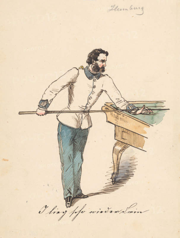 Billiards, 1850-1860.