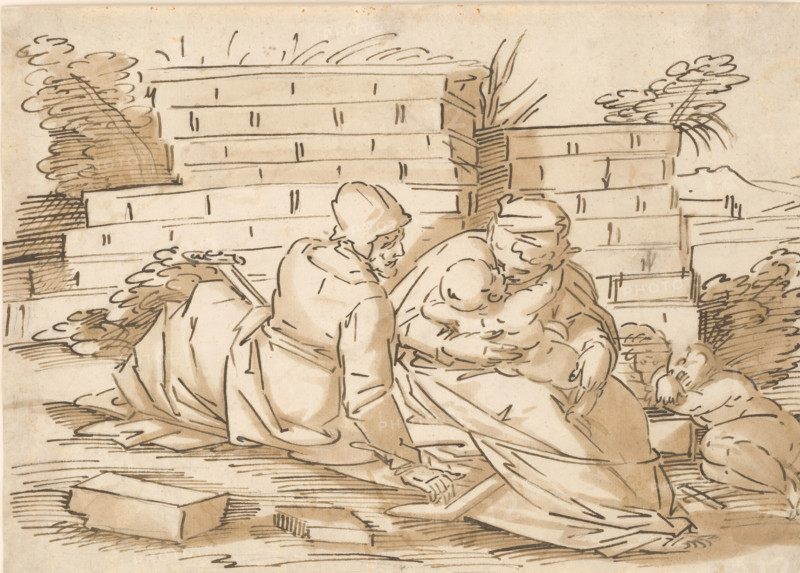 Seated Holy Family, 1501/1600.