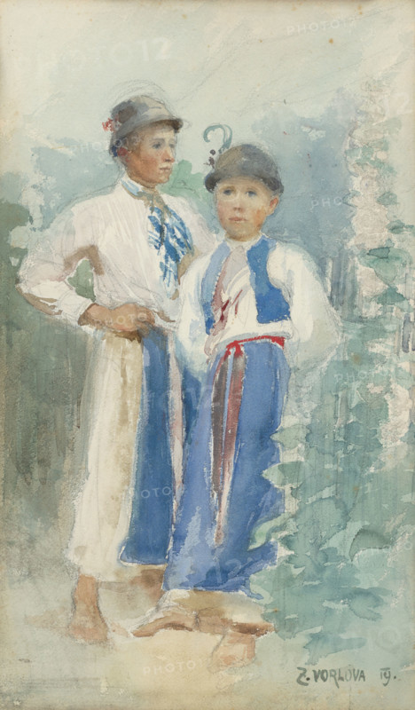 Children - costume study, 1919.