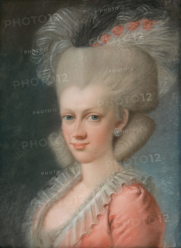 Lady with a wig, 1780-1810.