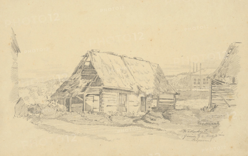 Study from Ganovce, 1874.