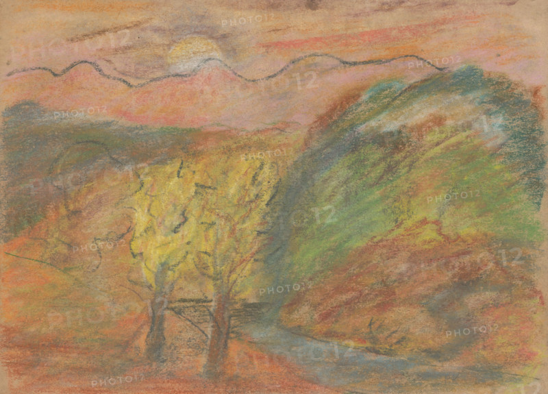Hillside landscape, 1935-1944.