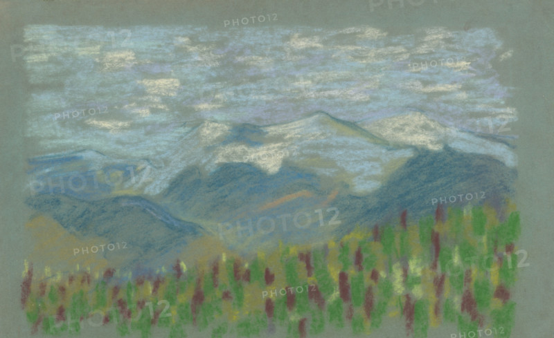 Hillside landscape, 1935-1944.