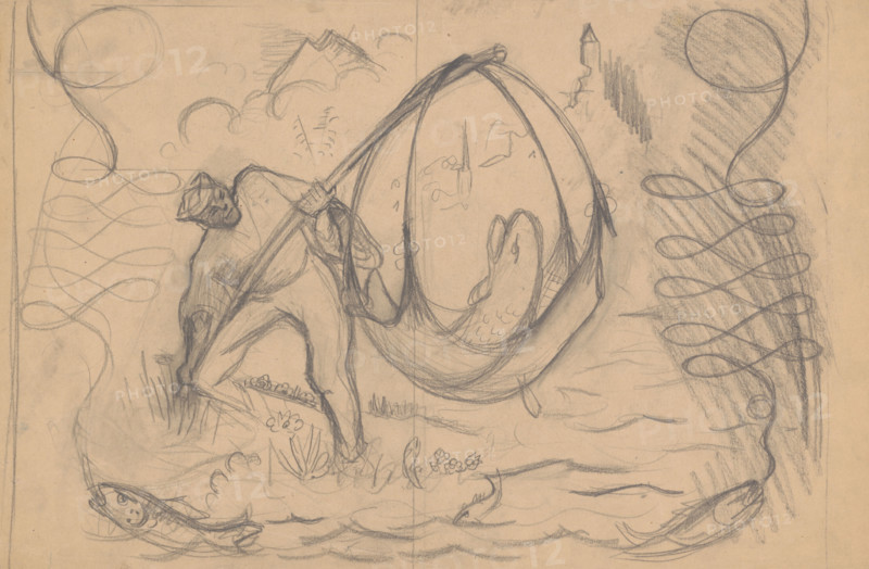 Fisherman with his Catch, 1925-1935.