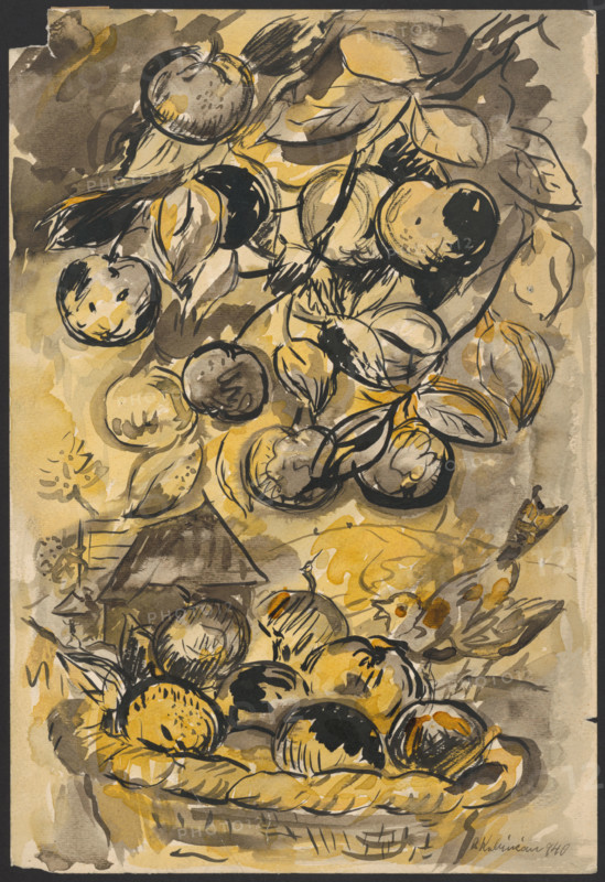 Still life with apples, 1940.