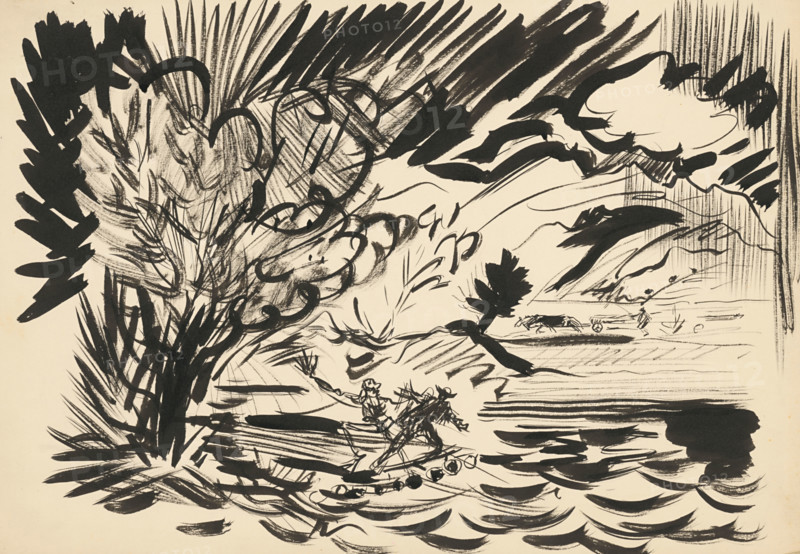 Boat and death, c1939.