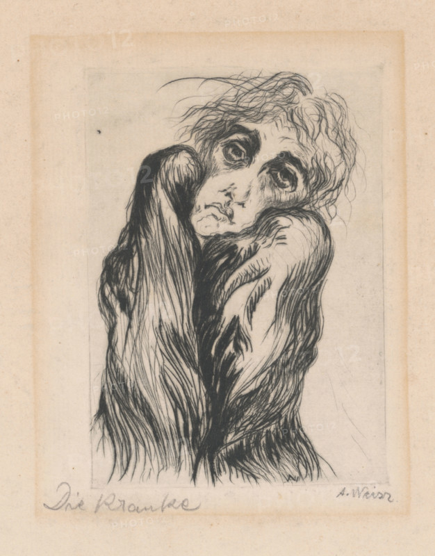 The sick (Die Kranke), 1920-1929.