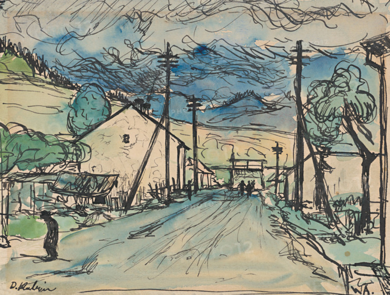 Sad Man in the Village, 1930-1939.