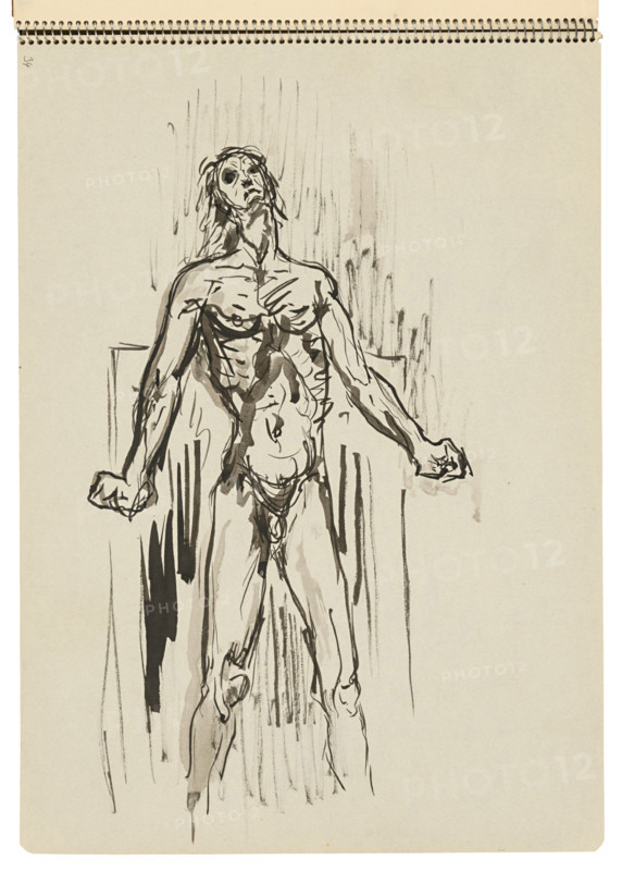 Sketchbook 22 Male Figure, 1st half 20th century.