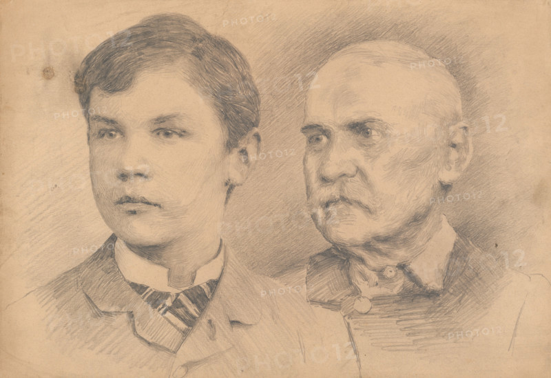Double-portrait, around 1925.
