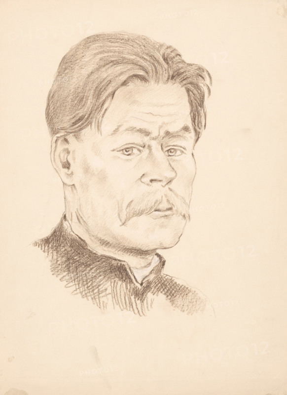 Portrait of M. Gorky, around 1930.