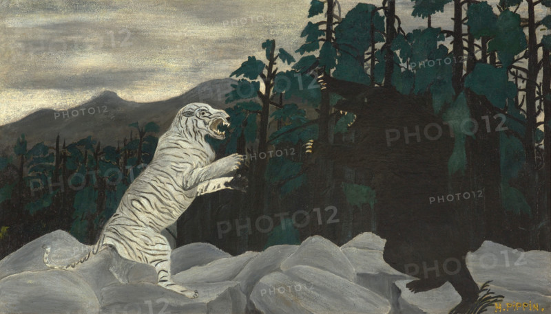 The Blue Tiger, about 1933-1937. Creator: Horace Pippin.