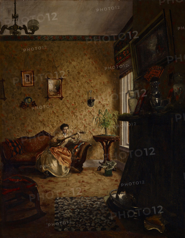 In the Parlor, 1885. Creator: Charles Conner.