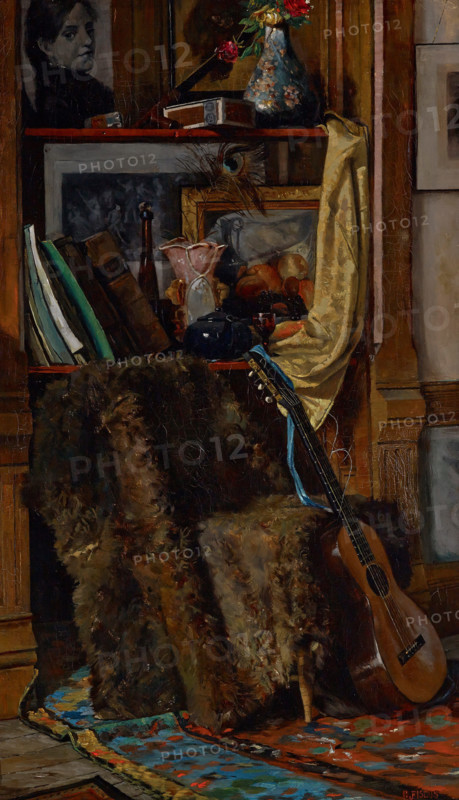 The Bachelor Boudoir (Corner of the Studio), about 1883. Creator: Charles Joseph Fiscus.