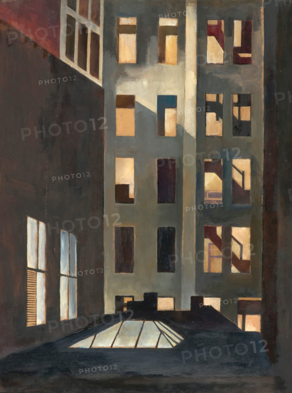 Rooftops, New York City, about 1916. Creator: Edward Franklin Fisk.