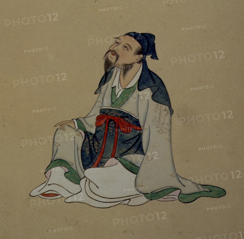 Portrait of Li Bai, c19th century.  Creator: Unknown.