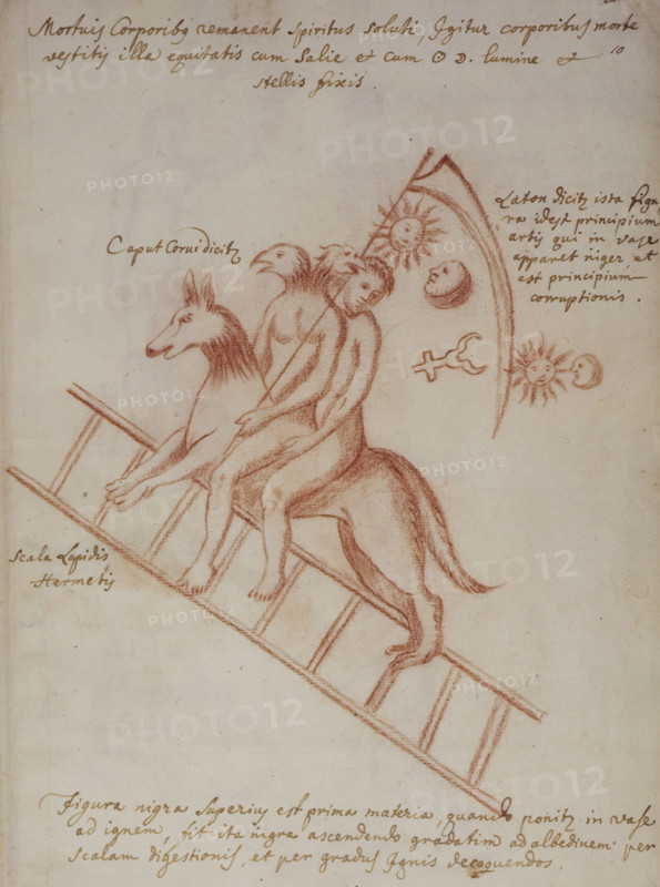 Emblematical drawing, 17th century.  Creator: Unknown.